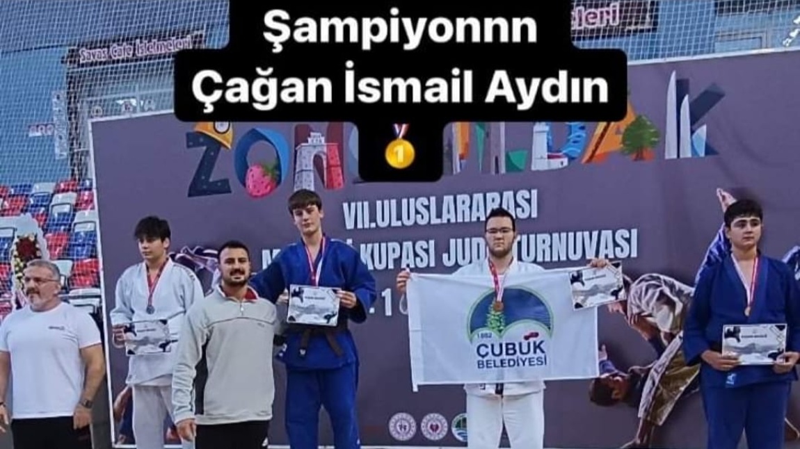 Sporcumuz Çağan İsmail AYDIN +73 kg da Şampiyon  olmuştur.